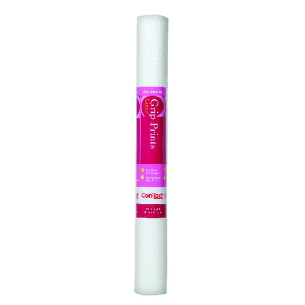 Con-Tact Brand Con-Tact Grip Prints 4 ft. L X 18 in. W White Non-Adhesive Shelf Liner 04F-C7H52-06 - main